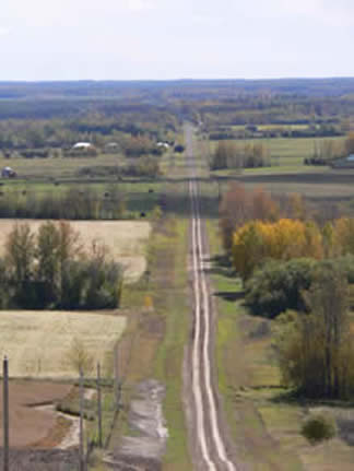 View South by repeater site.